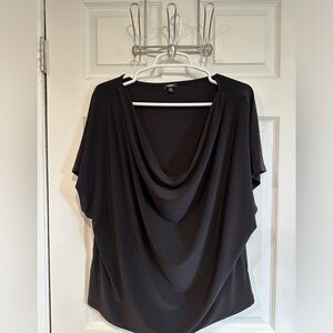 NWOT - Express Draped Cowl Neck Short Sleeve Tee